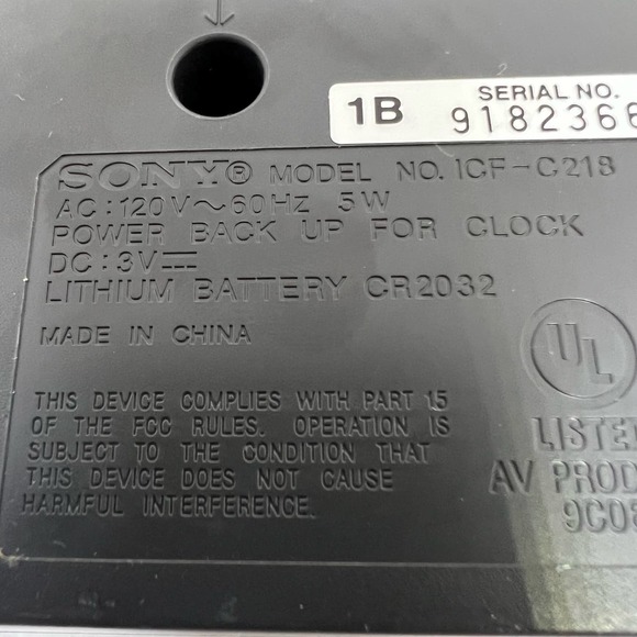 Sony Dream Machine  alarm clock radio  tested - Picture 4 of 9